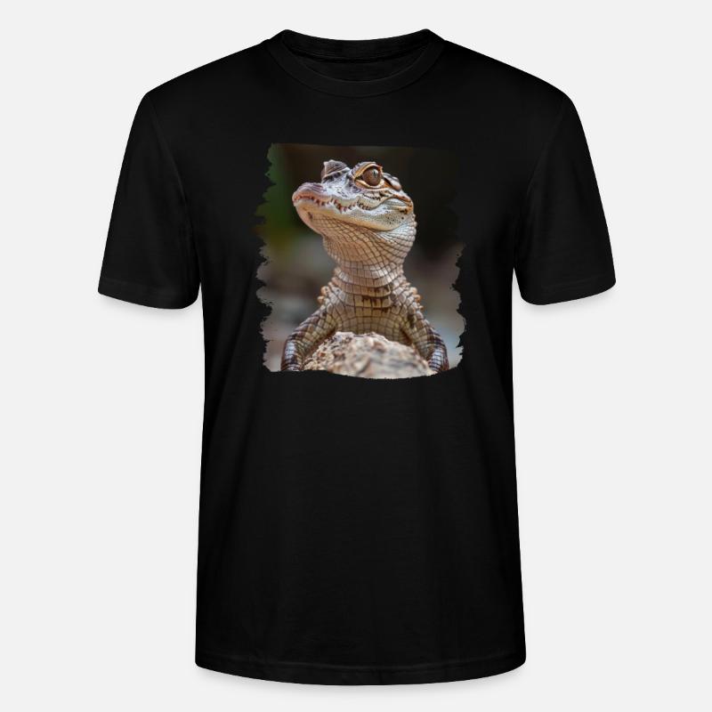 Crocodiles Crocodile - T-shirt bio CRAFTER Stanley Stella Unisexe - noir