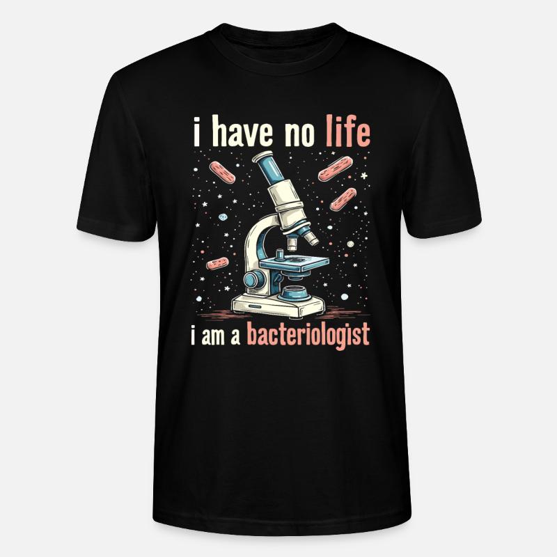 Bakteriologe - Stanley/Stella Unisex Bio-T-Shirt CRAFTER - Schwarz