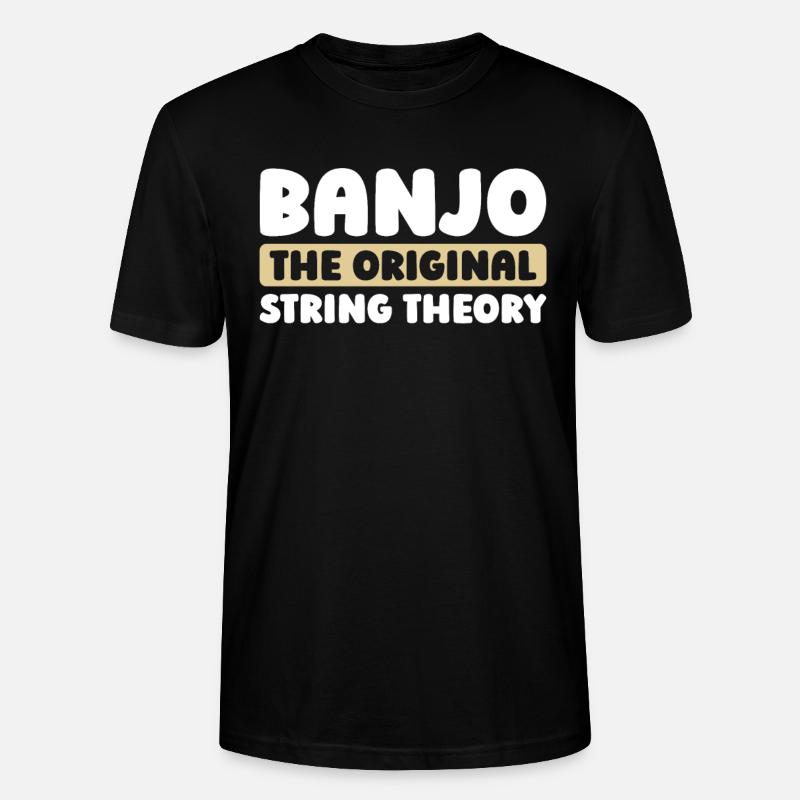 Banjo - Stanley/Stella Unisex Bio-T-Shirt CRAFTER - Schwarz