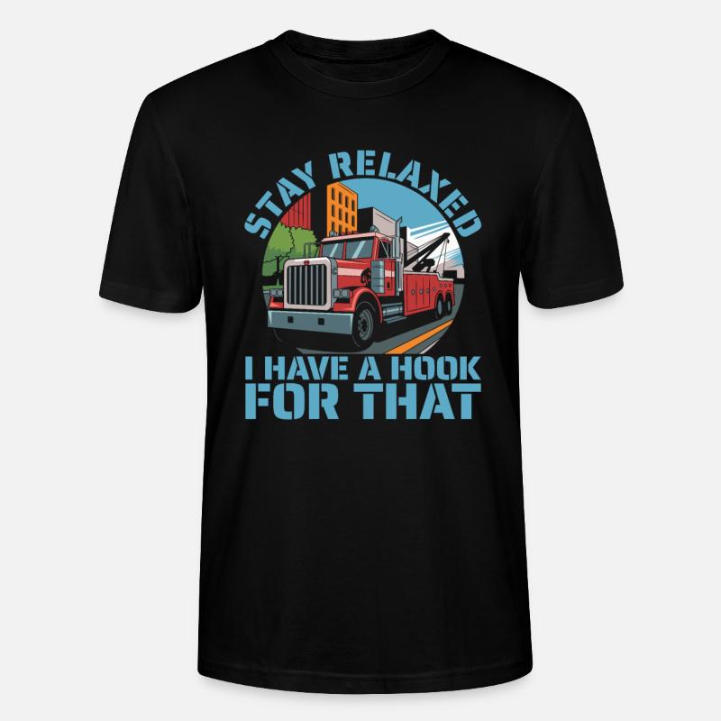 Abschleppdienst Abschlepper - Stanley/Stella Unisex Bio-T-Shirt CRAFTER - Schwarz