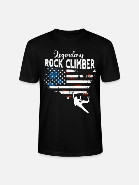 Climbers US - Stanley/Stella CRAFTER Unisex Organic T-Shirt - black