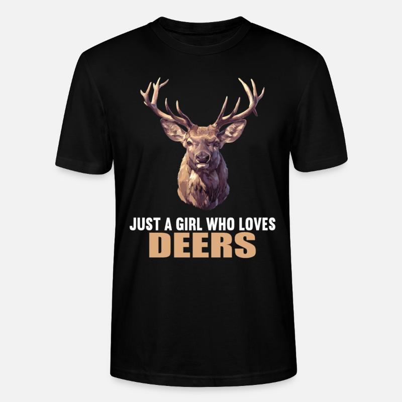 Cerf Cerf - T-shirt bio CRAFTER Stanley Stella Unisexe - noir