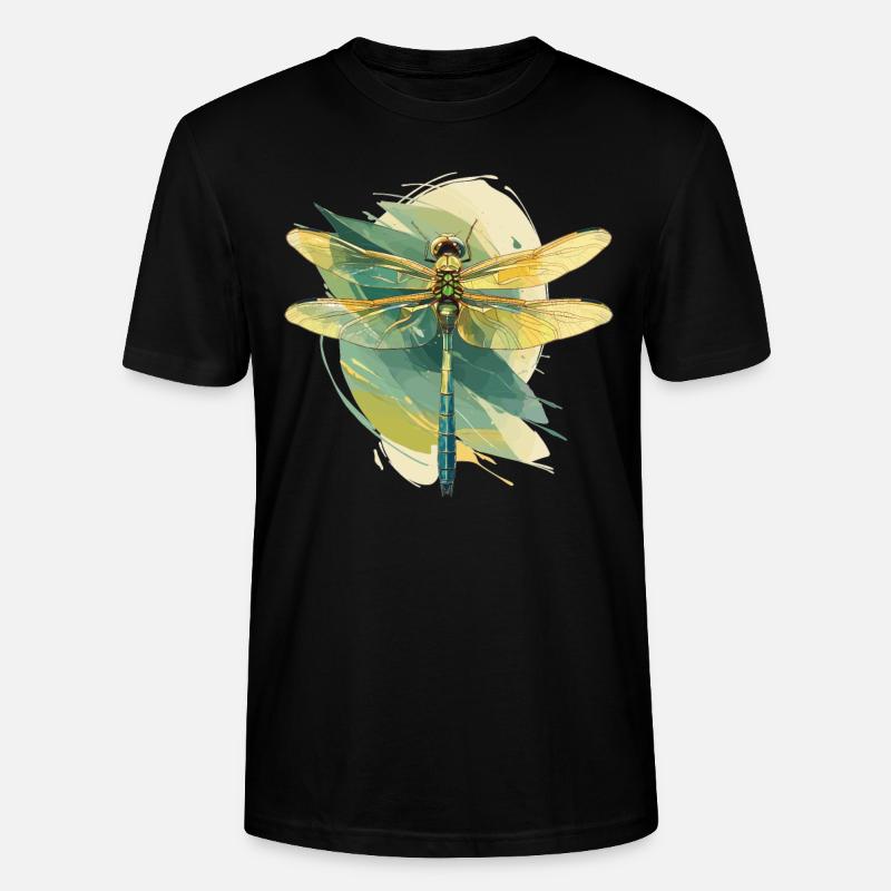 Libellules Libellule - T-shirt bio CRAFTER Stanley Stella Unisexe - noir