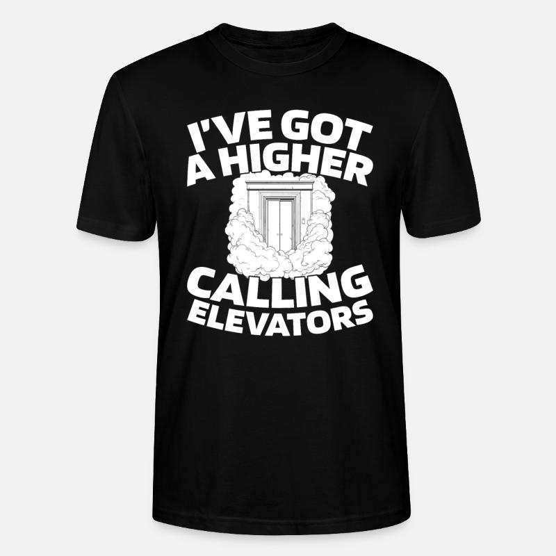 Elevator Elevator - Stanley/Stella CRAFTER Unisex Organic T-Shirt - black