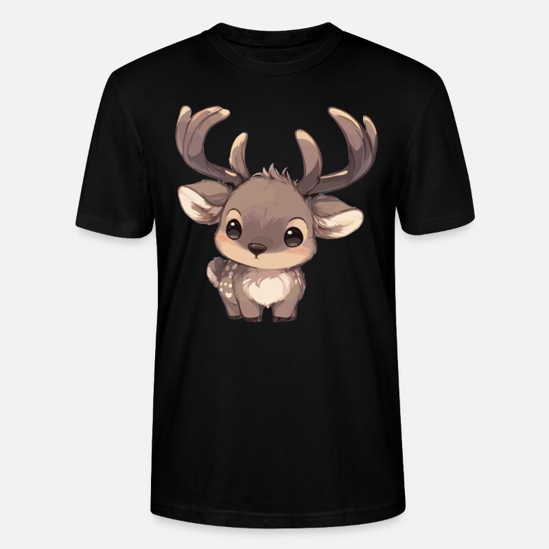 Moose Moose - Stanley/Stella CRAFTER Unisex Organic T-Shirt - black