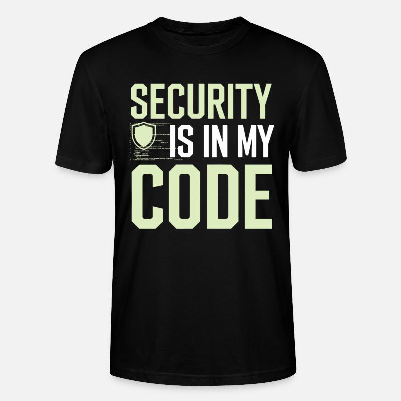 Ethical Hacking Cybersecurity Digital - Stanley/Stella CRAFTER Unisex Organic T-Shirt - black