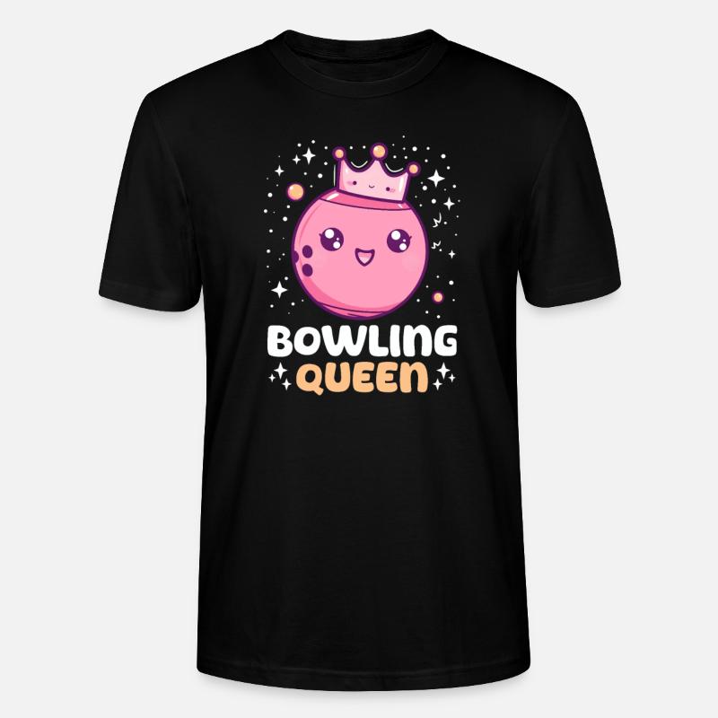 Bowling Bowling Queen - T-shirt bio CRAFTER Stanley Stella Unisexe - noir