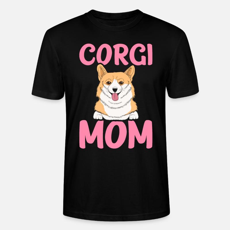 Maman Corgi - T-shirt bio CRAFTER Stanley Stella Unisexe - noir