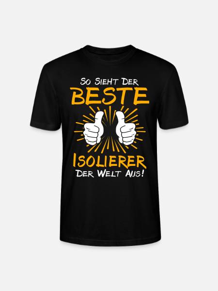 Isolierer Geschenkidee - Stanley/Stella Unisex Bio-T-Shirt CRAFTER - Schwarz