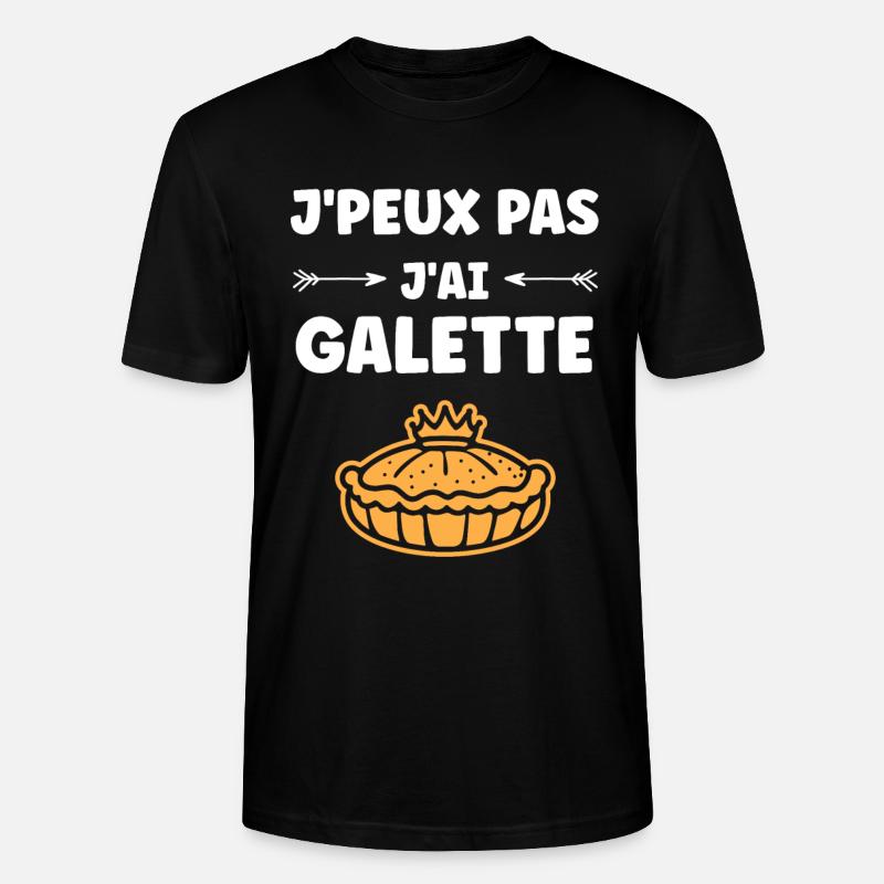 Pfannkuchen - Stanley/Stella Unisex Bio-T-Shirt CRAFTER - Schwarz