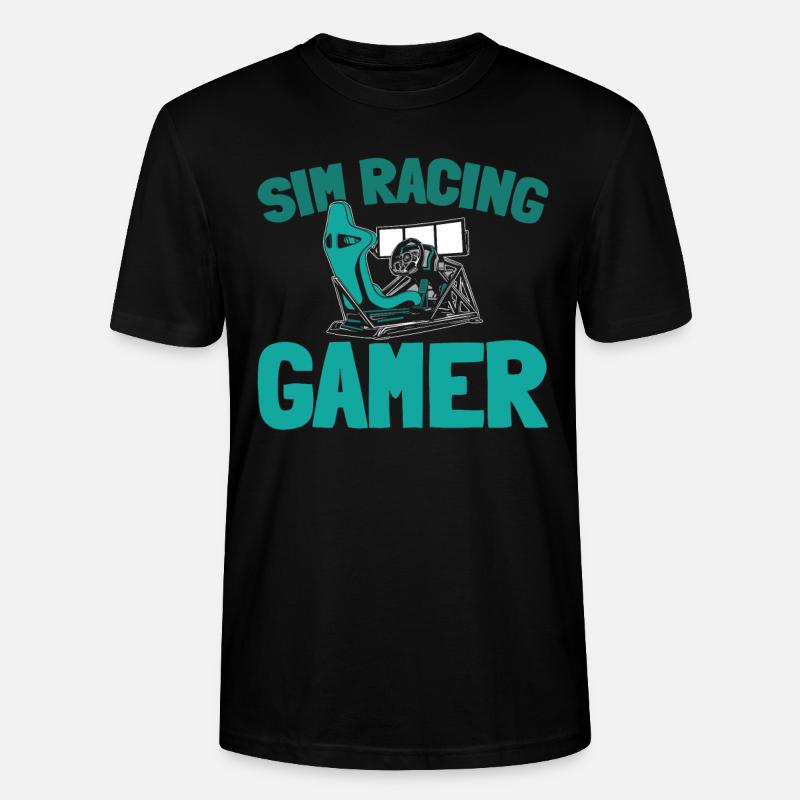 Sim Racing - Stanley/Stella CRAFTER Unisex Organic T-Shirt - black