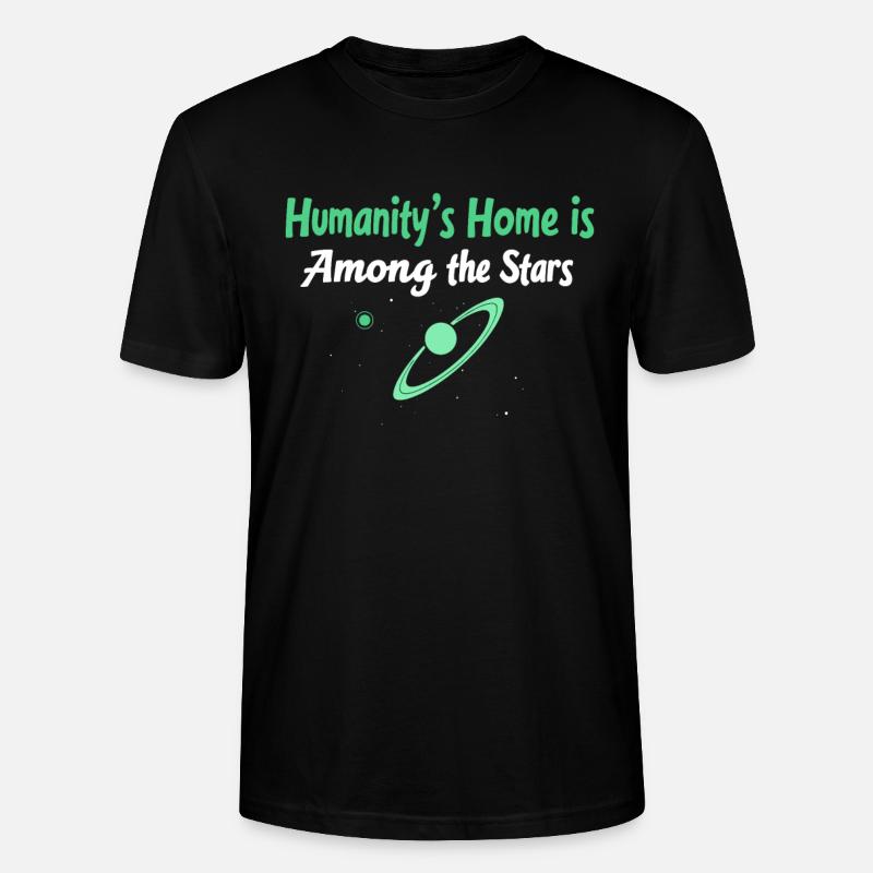 Exploration spatiale Découverte cosmique - T-shirt bio CRAFTER Stanley Stella Unisexe - noir