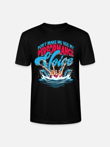 Synchronschwimmen Performance Voice - Stanley/Stella Unisex Bio-T-Shirt CRAFTER - Schwarz