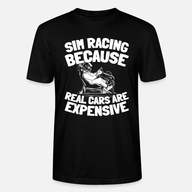Sim Racing - Stanley/Stella Unisex Bio-T-Shirt CRAFTER - Schwarz
