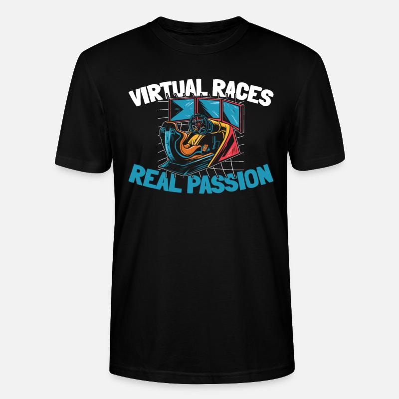 Sim Racing - Stanley/Stella Unisex Bio-T-Shirt CRAFTER - Schwarz