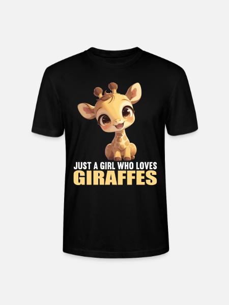 Giraffes Giraffe - Stanley/Stella CRAFTER Unisex Organic T-Shirt - black