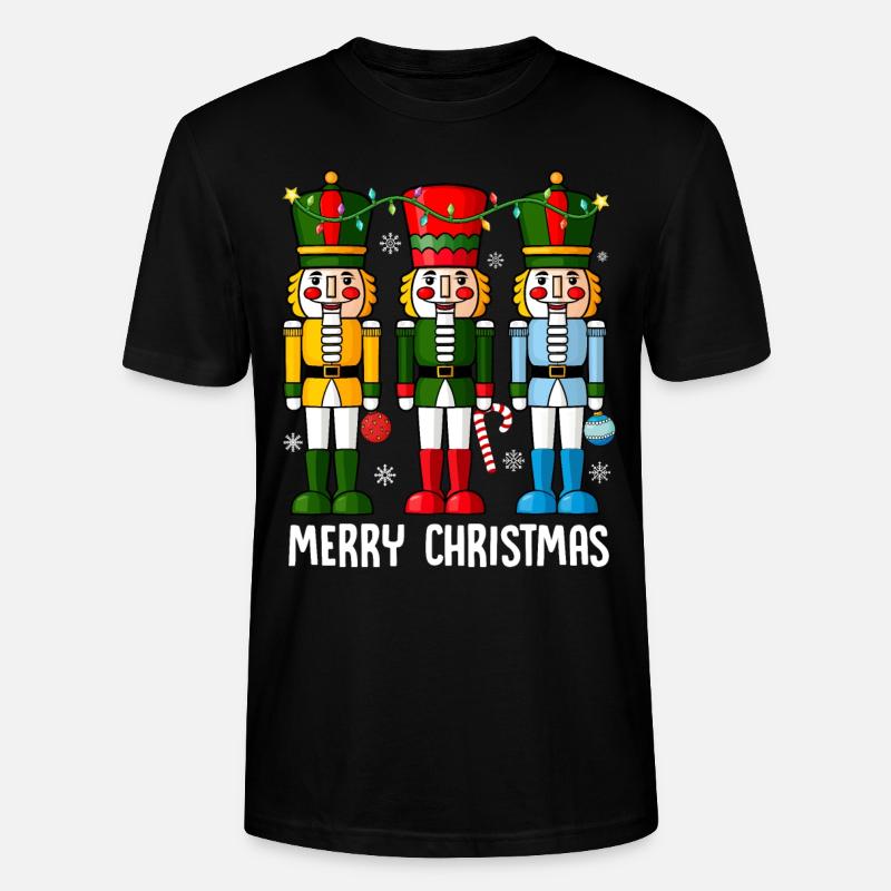 Joyeux Noël - T-shirt bio CRAFTER Stanley Stella Unisexe - noir
