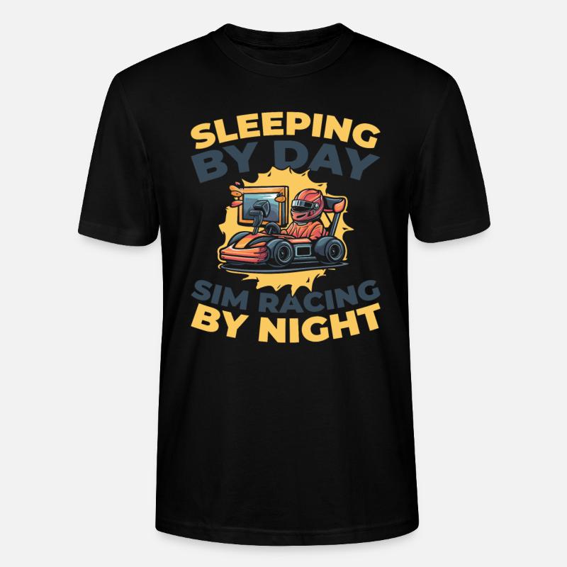 Sim Racing - Stanley/Stella Unisex Bio-T-Shirt CRAFTER - Schwarz