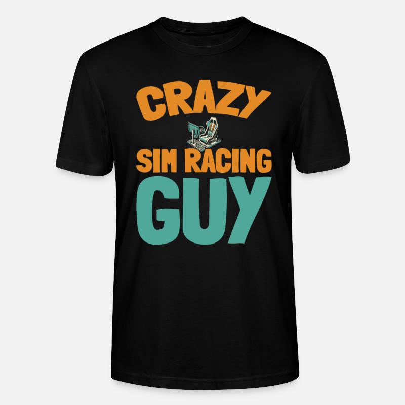 Sim Racing - Stanley/Stella Unisex Bio-T-Shirt CRAFTER - Schwarz