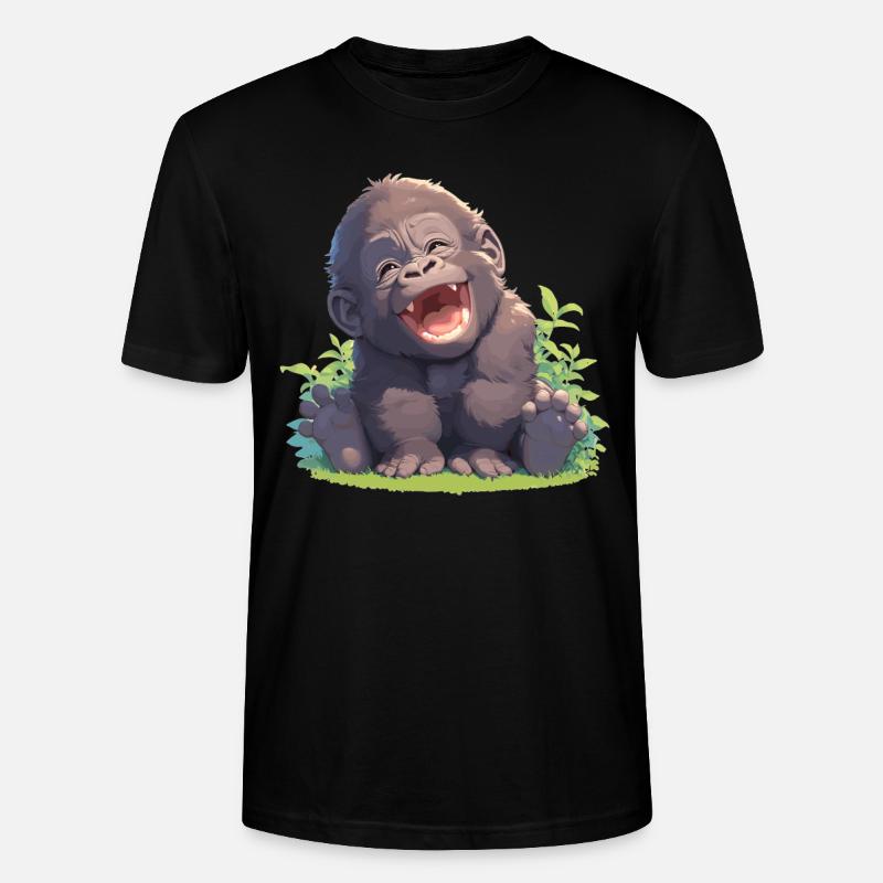 Gorilles Gorilles - T-shirt bio CRAFTER Stanley Stella Unisexe - noir