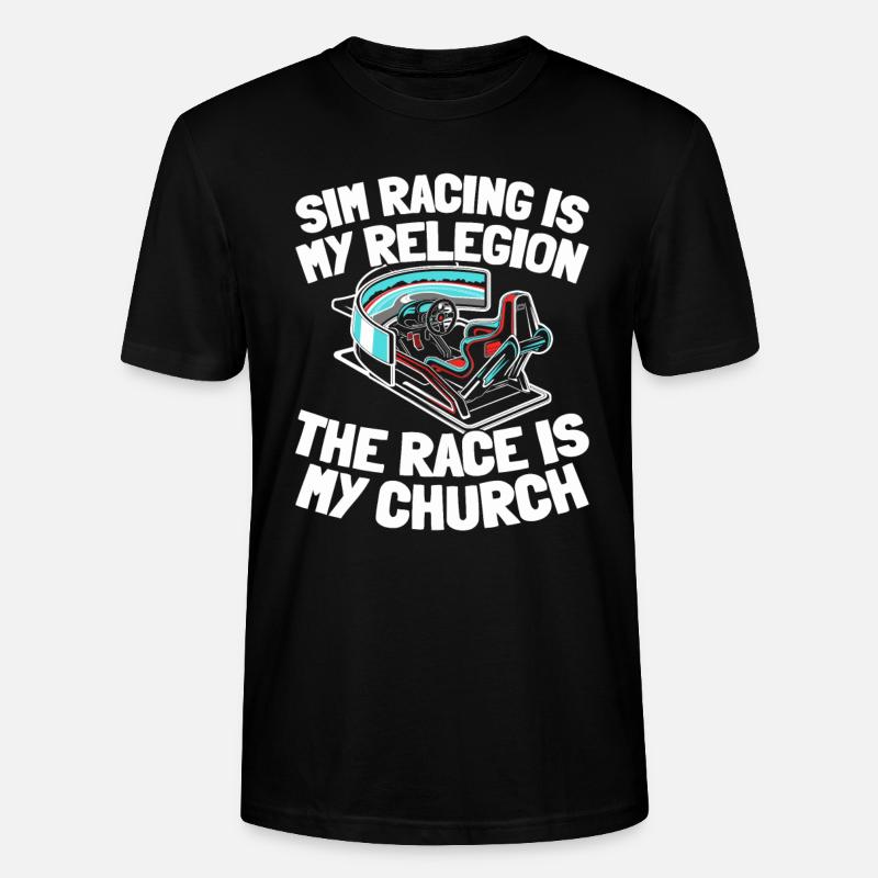Sim Racing - T-shirt bio CRAFTER Stanley Stella Unisexe - noir