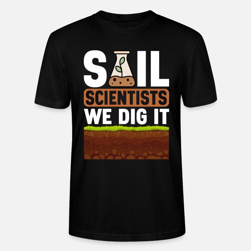 Bodenwissenschaftler Science du sol - T-shirt bio CRAFTER Stanley Stella Unisexe - noir