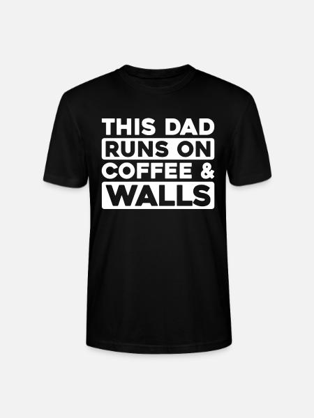 Mason Coffee Father Dad - Stanley/Stella CRAFTER Unisex Organic T-Shirt - black