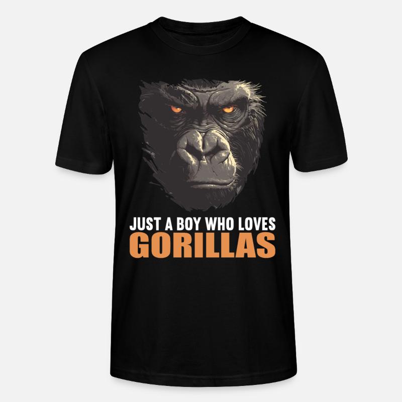 Gorilles Gorilles - T-shirt bio CRAFTER Stanley Stella Unisexe - noir