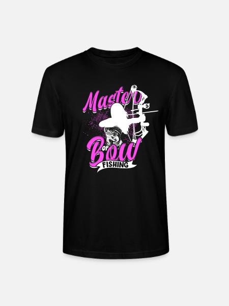 Bogenfischer Bogenfischen Bogenangeln - Stanley/Stella Unisex Bio-T-Shirt CRAFTER - Schwarz