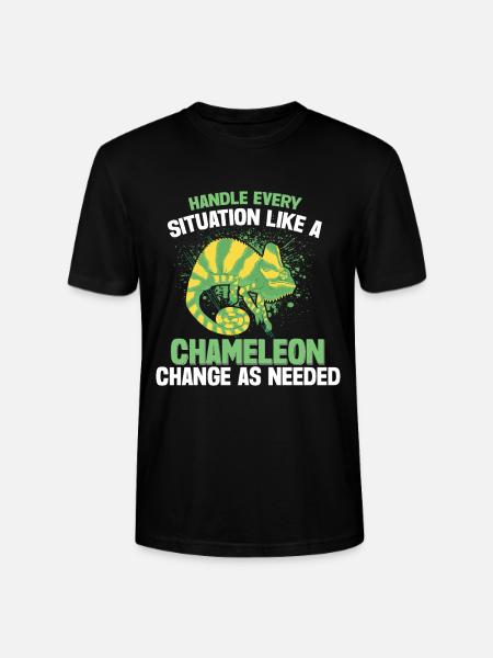 Cadeaux Caméléon - T-shirt bio CRAFTER Stanley Stella Unisexe - noir