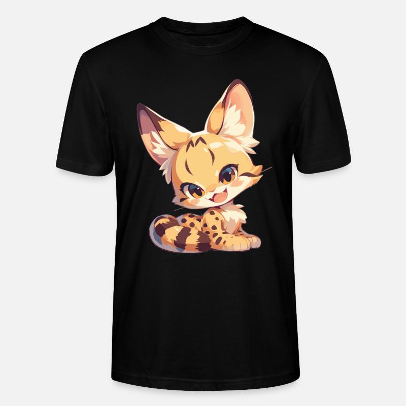 Servale Serval - T-shirt bio CRAFTER Stanley Stella Unisexe - noir