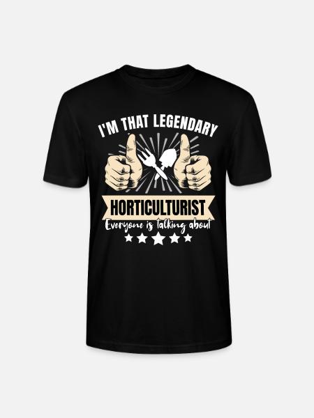Legendärer Gartenbauer - Stanley/Stella Unisex Bio-T-Shirt CRAFTER - Schwarz