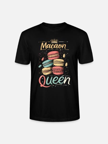 Macaron-liebhaber Macaron Baker - Stanley/Stella Unisex Bio-T-Shirt CRAFTER - Schwarz