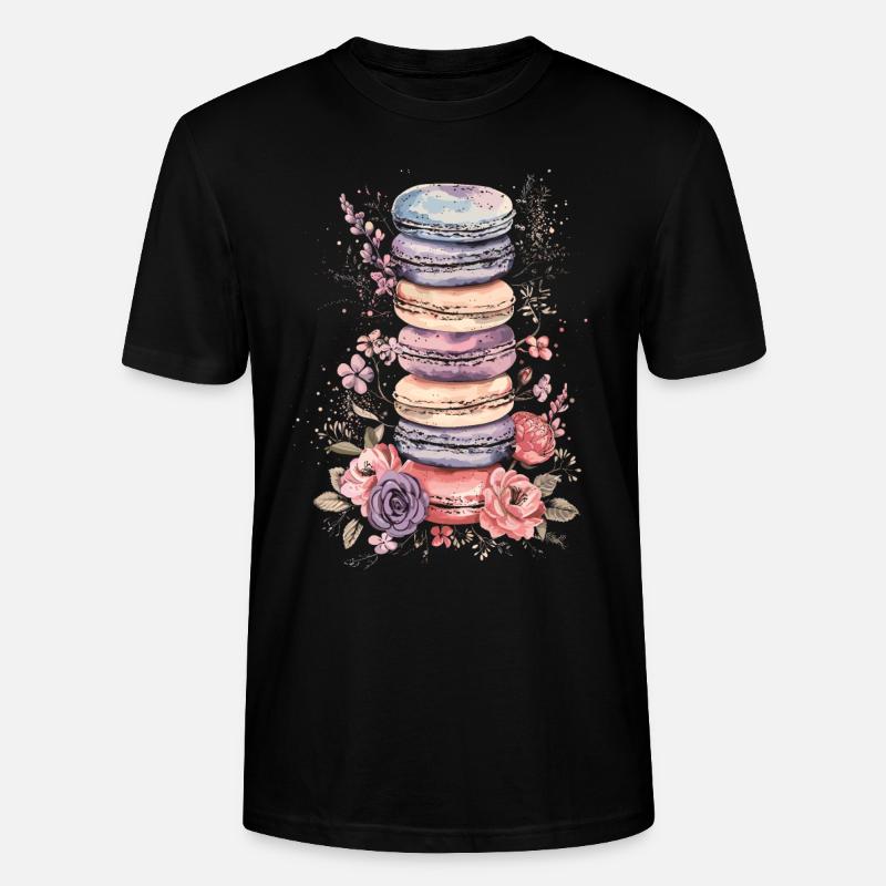 Macaron-liebhaber Macaron Baker - Stanley/Stella Unisex Bio-T-Shirt CRAFTER - Schwarz