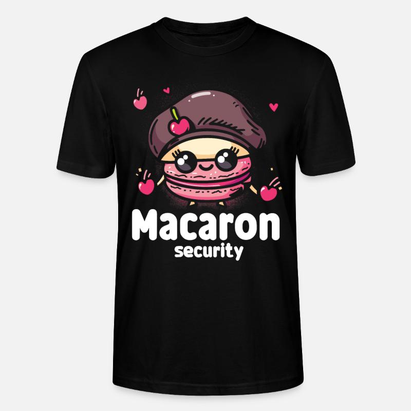 Macaron lovers Macaron Baker - Stanley/Stella CRAFTER Unisex Organic T-Shirt - black