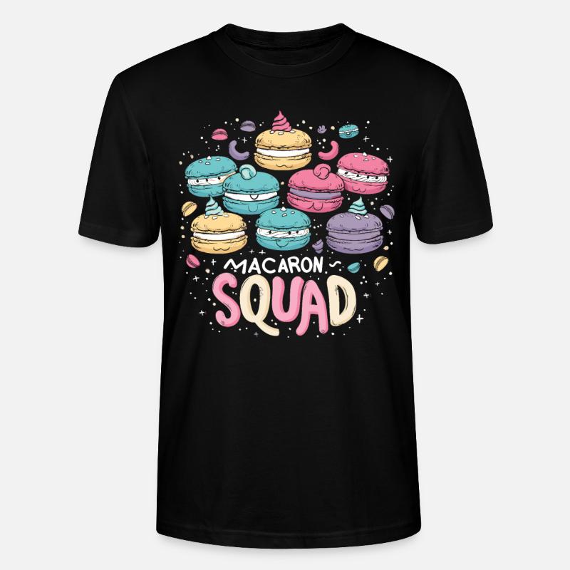 Macaron lovers Macaron Baker - Stanley/Stella CRAFTER Unisex Organic T-Shirt - black