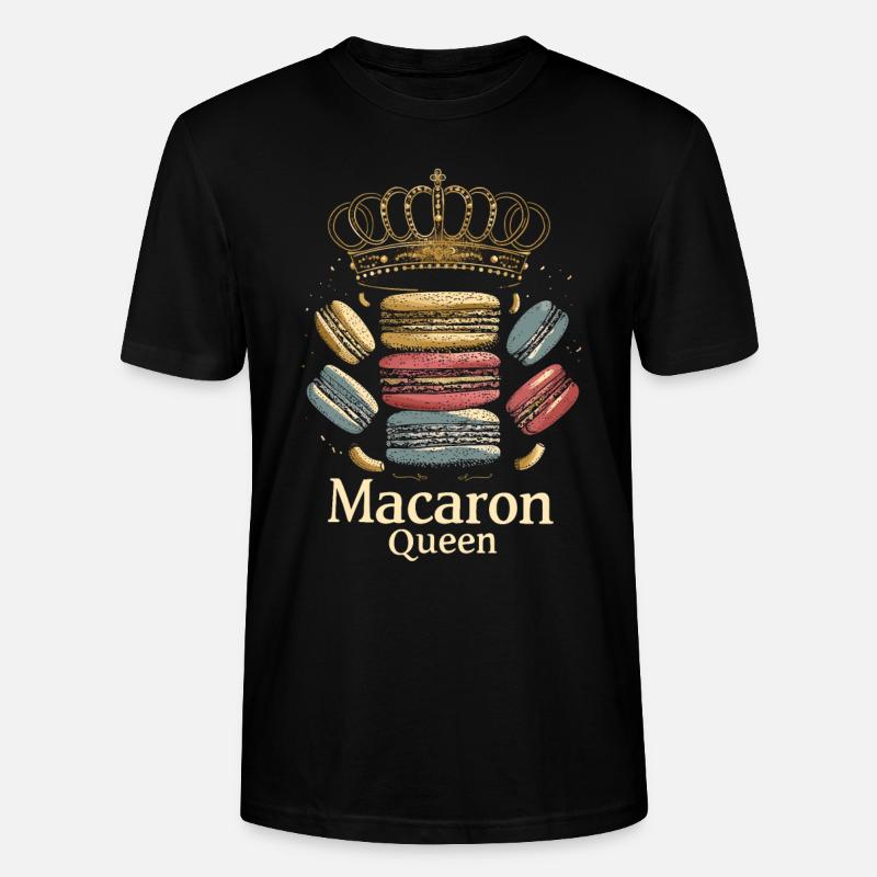 Macaron lovers Macaron Baker - Stanley/Stella CRAFTER Unisex Organic T-Shirt - black