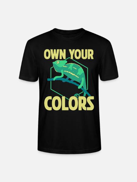 Chameleon Gifts - Stanley/Stella Unisex Bio-T-Shirt CRAFTER - Schwarz