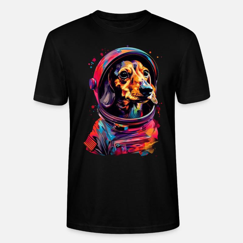 Dackel - Stanley/Stella Unisex Bio-T-Shirt CRAFTER - Schwarz