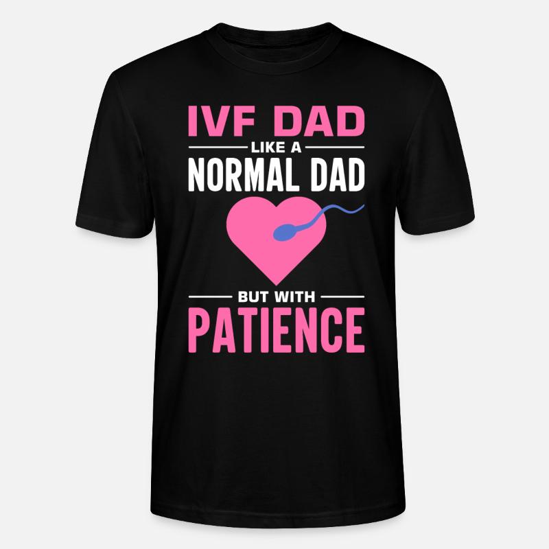 Vitro Fertilisation IVF - Stanley/Stella Unisex Bio-T-Shirt CRAFTER - Schwarz