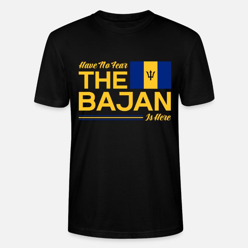 Barbade Caraïbes Bajan Holiday Gift - T-shirt bio CRAFTER Stanley Stella Unisexe - noir