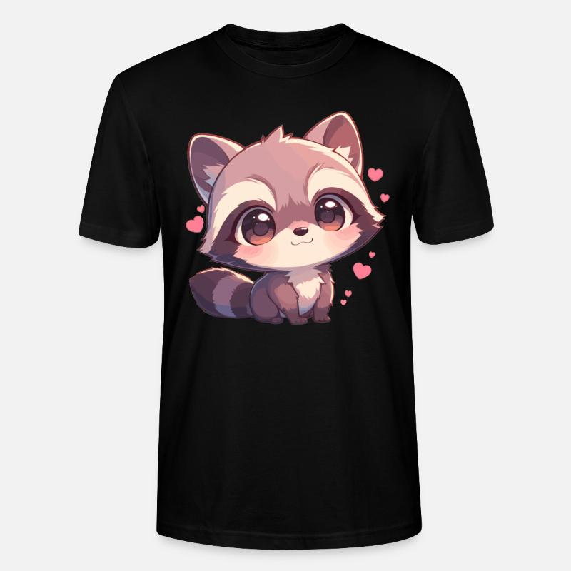 Waschbären Waschbär - Stanley/Stella Unisex Bio-T-Shirt CRAFTER - Schwarz