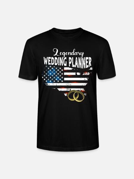 Wedding Planner US - Stanley/Stella CRAFTER Unisex Organic T-Shirt - black