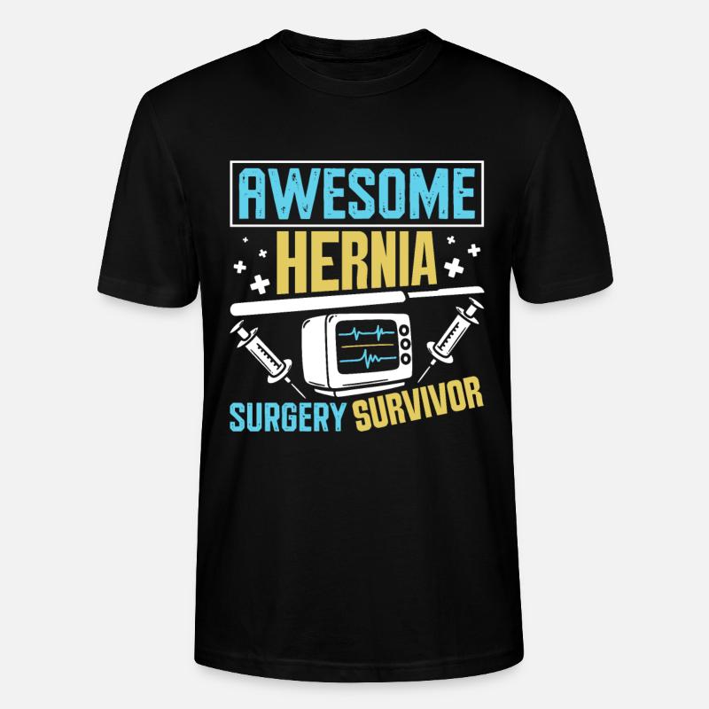 Hernia Surgery - Stanley/Stella Unisex Bio-T-Shirt CRAFTER - Schwarz