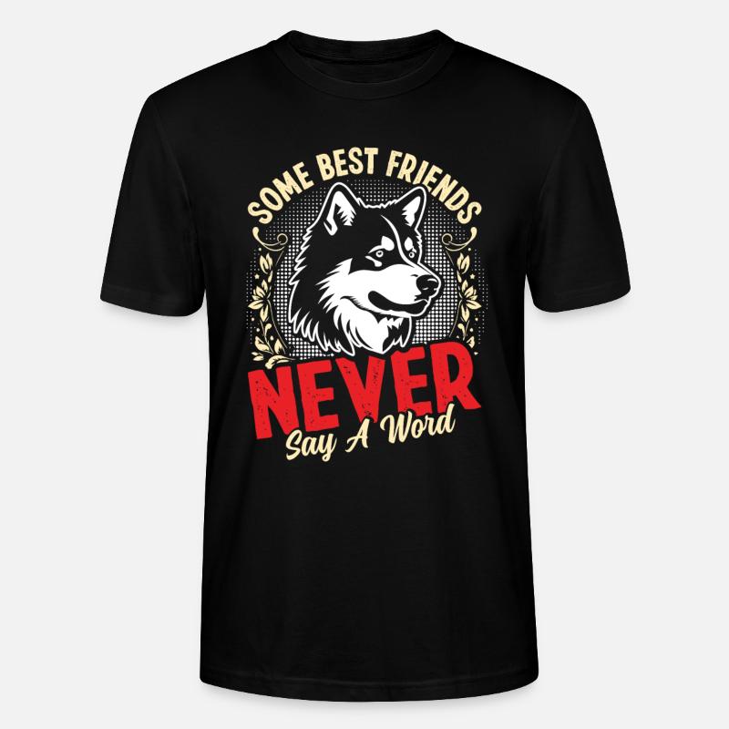 Alaskan Klee Kai - Stanley/Stella Unisex Bio-T-Shirt CRAFTER - Schwarz
