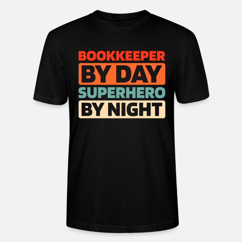 Buchhalter - Stanley/Stella Unisex Bio-T-Shirt CRAFTER - Schwarz