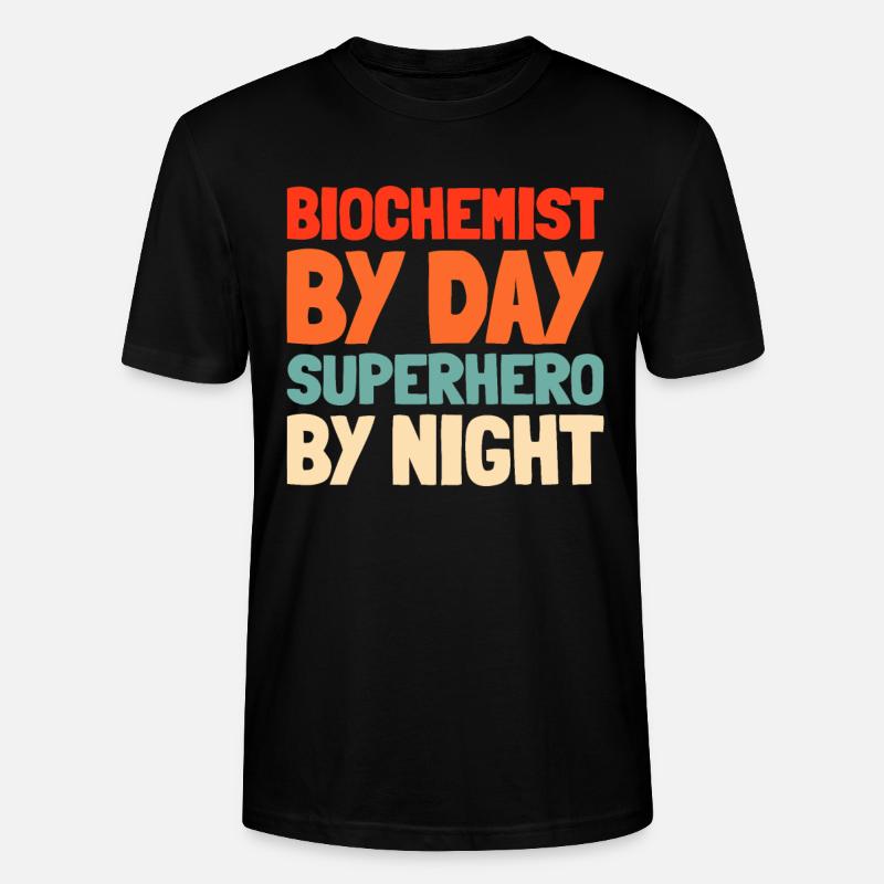 Biochemiker - Stanley/Stella Unisex Bio-T-Shirt CRAFTER - Schwarz