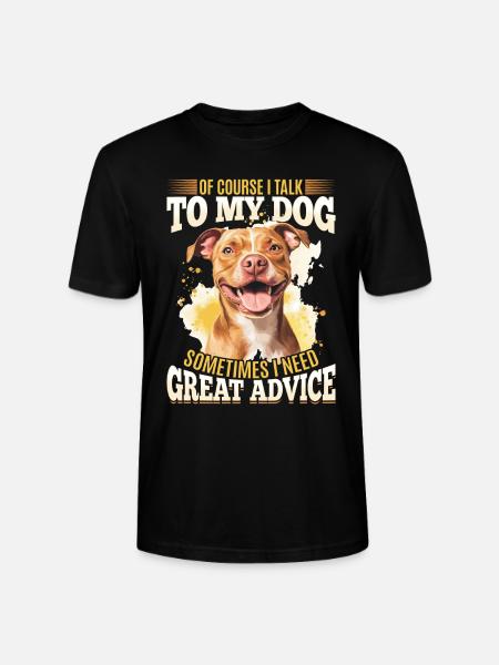 Pitbull Terrier Dog Owner - Stanley/Stella Unisex Bio-T-Shirt CRAFTER - Schwarz