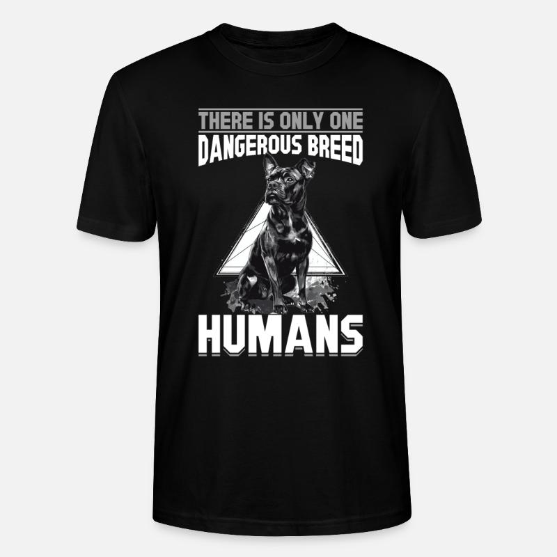 Pitbull Terrier Dog Owner - Stanley/Stella Unisex Bio-T-Shirt CRAFTER - Schwarz