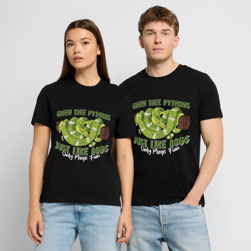 Python arborescent vert T-shirt bio CRAFTER Stanley Stella Unisexe
